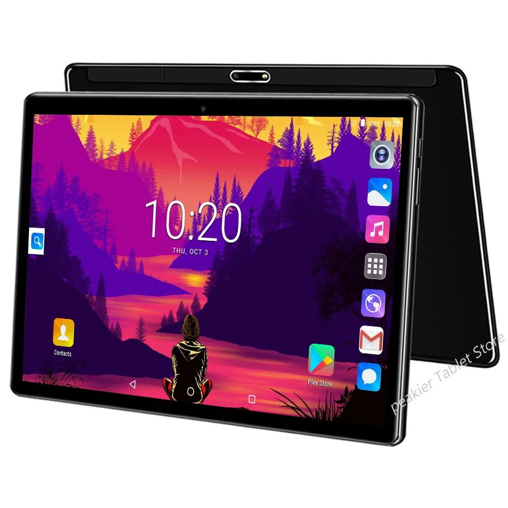 Закаленное стекло Google Play/Facebook 2.5D 10 дюймов 32 ГБ ROM 1280*800 IPS экран Wi-Fi 3 г вызов Bluetooth