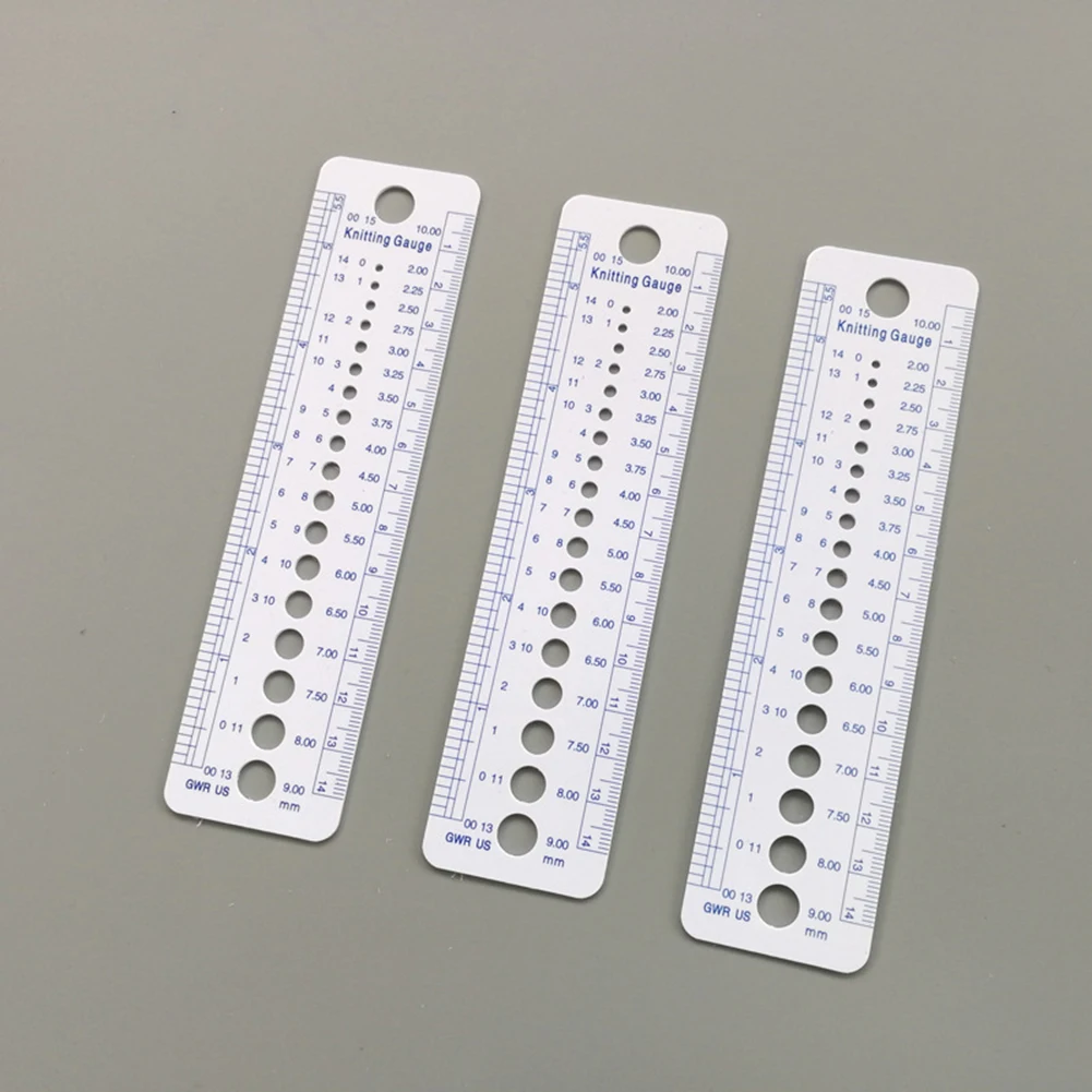 Инструмент для вязания измеритель иглы дюймовая линейка шитья 2 10 мм