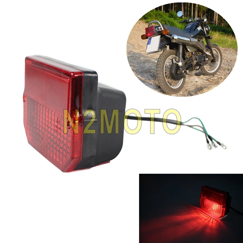 Задний светодиодный светильник для мотоцикла Suzuki TS125 TS150 TS250 MZ ETZ 150 250 251 301 задний