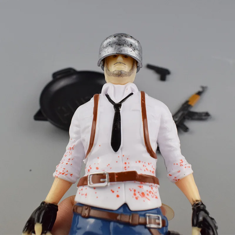 Игры PUBG битва фигурки с шлемы торт украшения фигурка игрушки для битвы коллекции