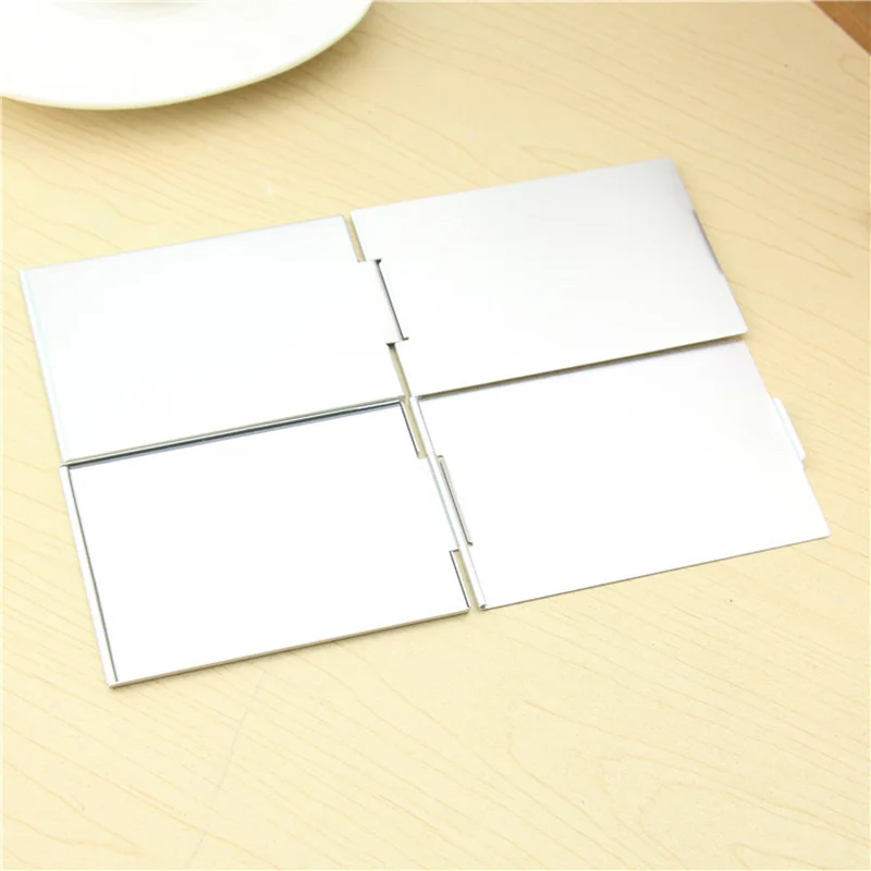 Ультратонкое мини-зеркало для макияжа 5 размеров портативное компактное