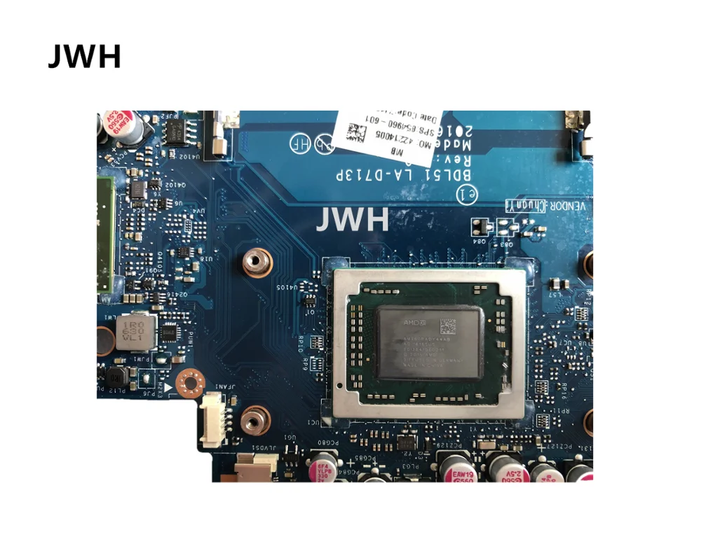 Для hp Тетрадь 15-ba материнская плата R7M1-70 2 Гб A10-9600P LA-D713P 854960-001 854960-501 854960-601