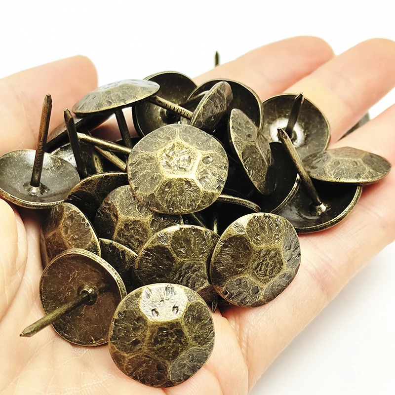 

10pcs Vintage Style Decorative Nails Furniture Tacks Upholstery Studs Applied Jewelry Gift Box Antique Upholstery Tacks