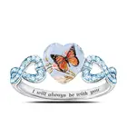 Классическое модное кольцо с большой бабочкой и кристаллом, изысканное и элегантное женское кольцо, ювелирные изделия для ежедневных путешествий, досуга, вечерние