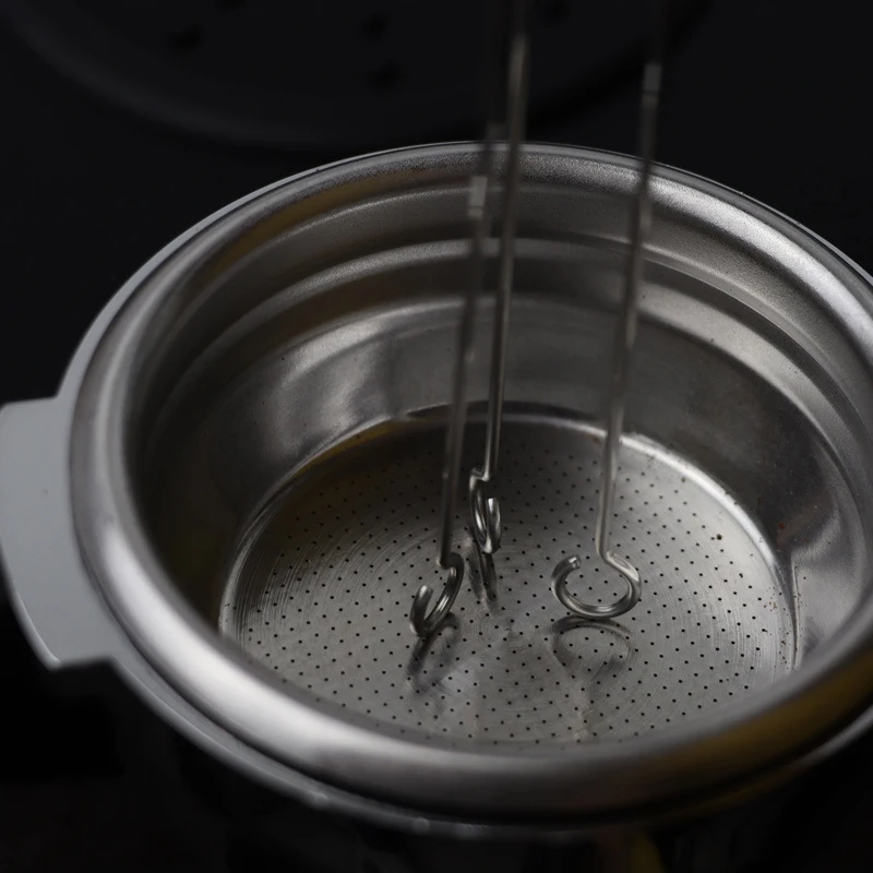 

Stainless steel coffee cloth powder needle distributor Tampers espresso machine auxiliary needle cloth powder Anti-splash