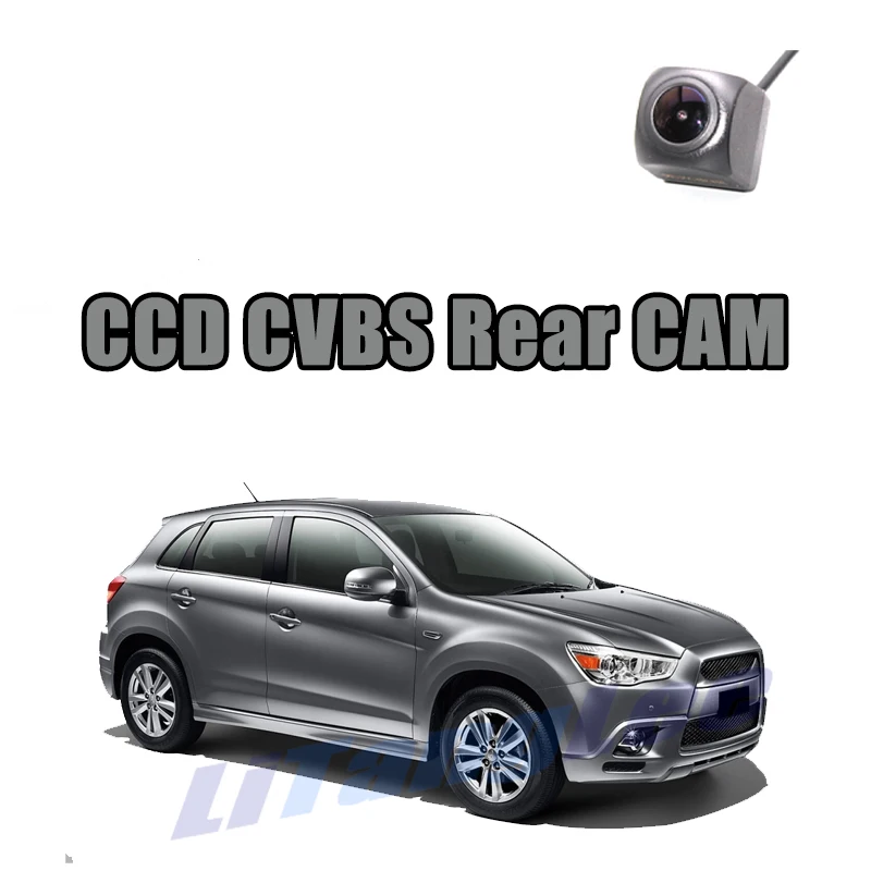

Автомобильная камера заднего вида CCD CVBS 720P для Mitsubishi ASX RVR 2010 ~ 2015, камера заднего вида с ночным видением, водонепроницаемая парковочная резер...