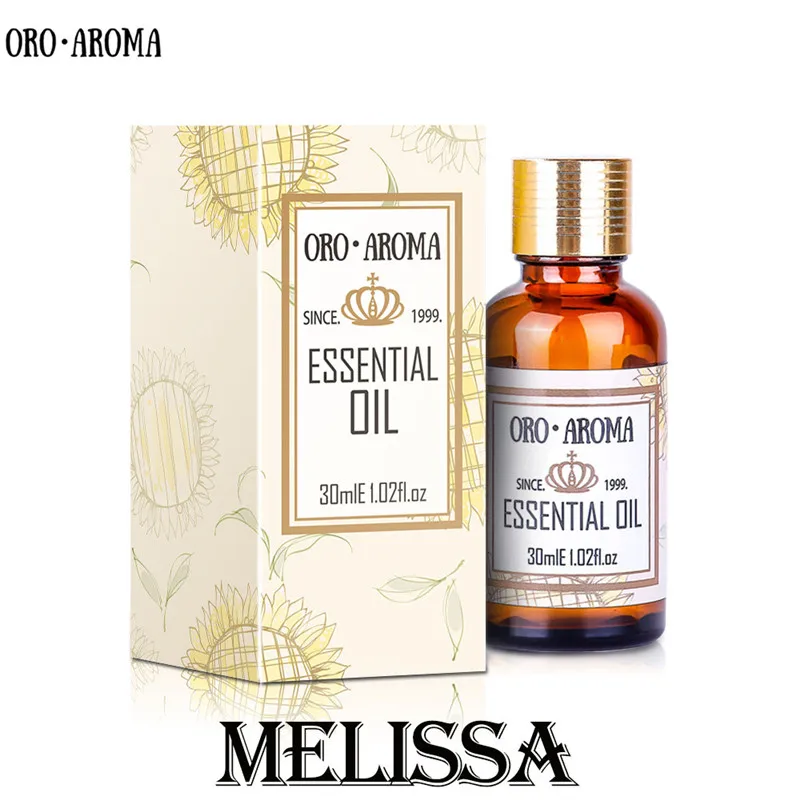 Натуральное эфирное масло мелиссы Oroaroma, кожу с здоровым блеском, лечение экземы, понижение кровяного давления, масло мелиссы
