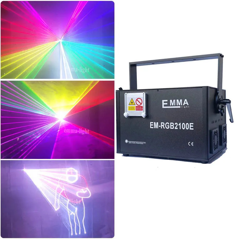 DMX And ILDA Interface 10000mw 10 watt RGB 3D animation Laser Light/ Dj Lighting/Disco Light /Laser Show System | Освещение