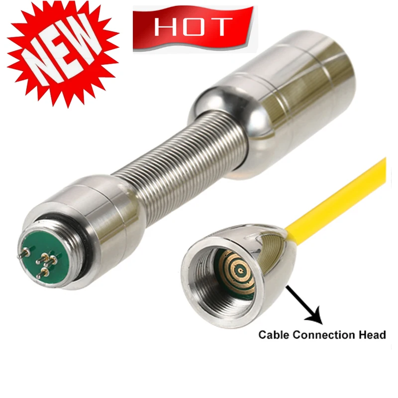 Головка камеры из нержавеющей стали с длинной пружиной и 12 регулируемыми лампами