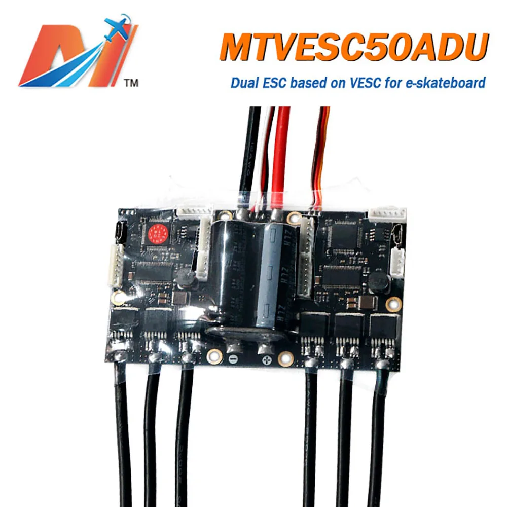 Maytech double Super Esc на основе Vesc 50A с хорошей функцией Foc для электрического усиленного