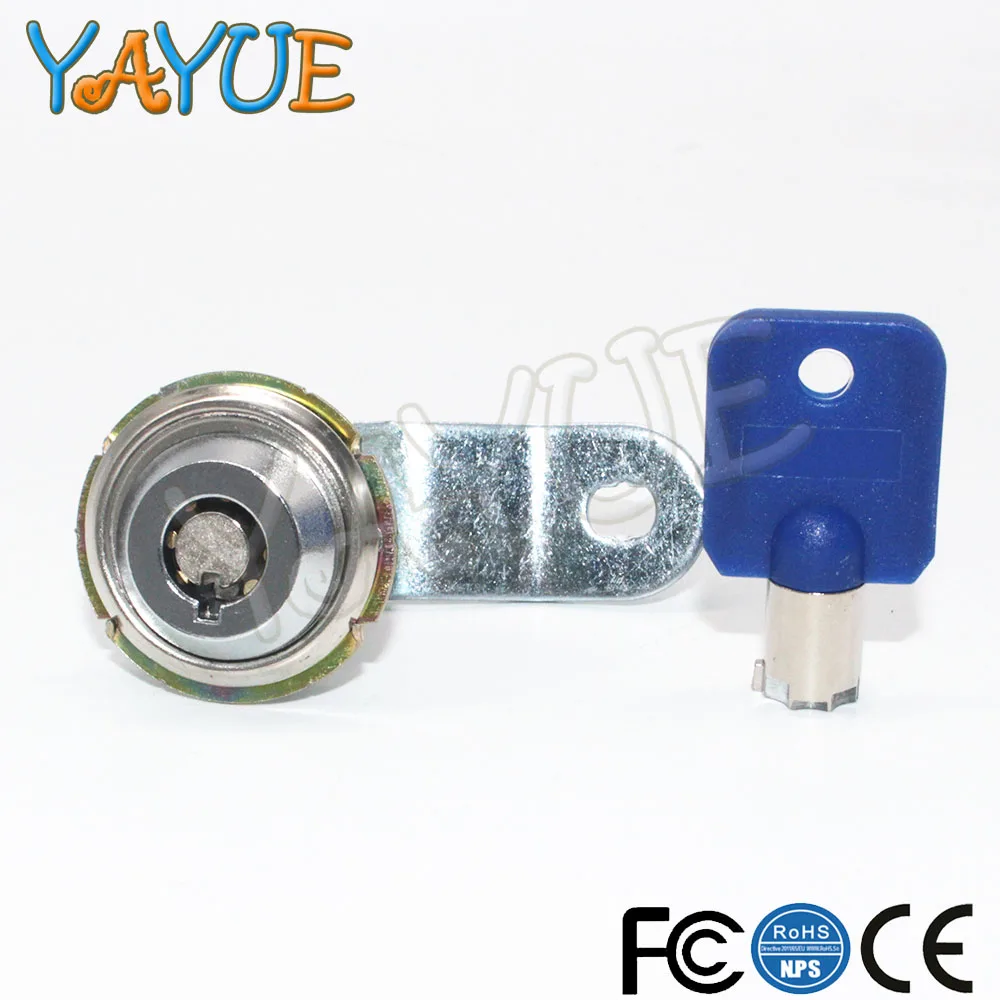 10pcs Zinc Alloy Cam Lock with 2 pcs key for coin door arcade game cabinet 27mm Rubular | Спорт и развлечения
