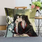 Чехол для подушки Mo Dao Zu Shi, двусторонний, для дома или офиса, декоративные, Подушка на молнии
