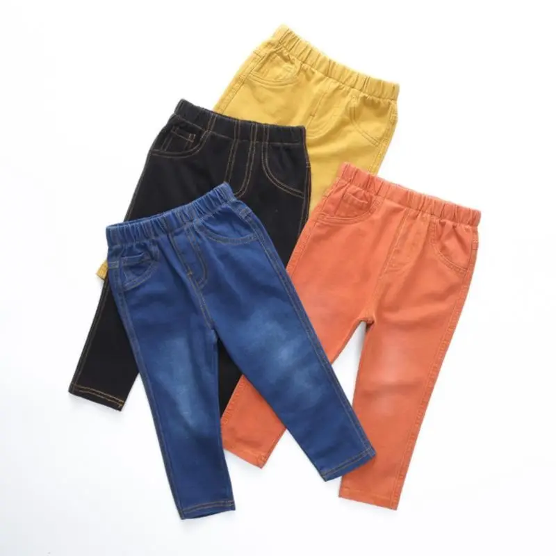 BoysJeans/весенне-осенние детские джинсы для девочек одежда повседневные джинсовые
