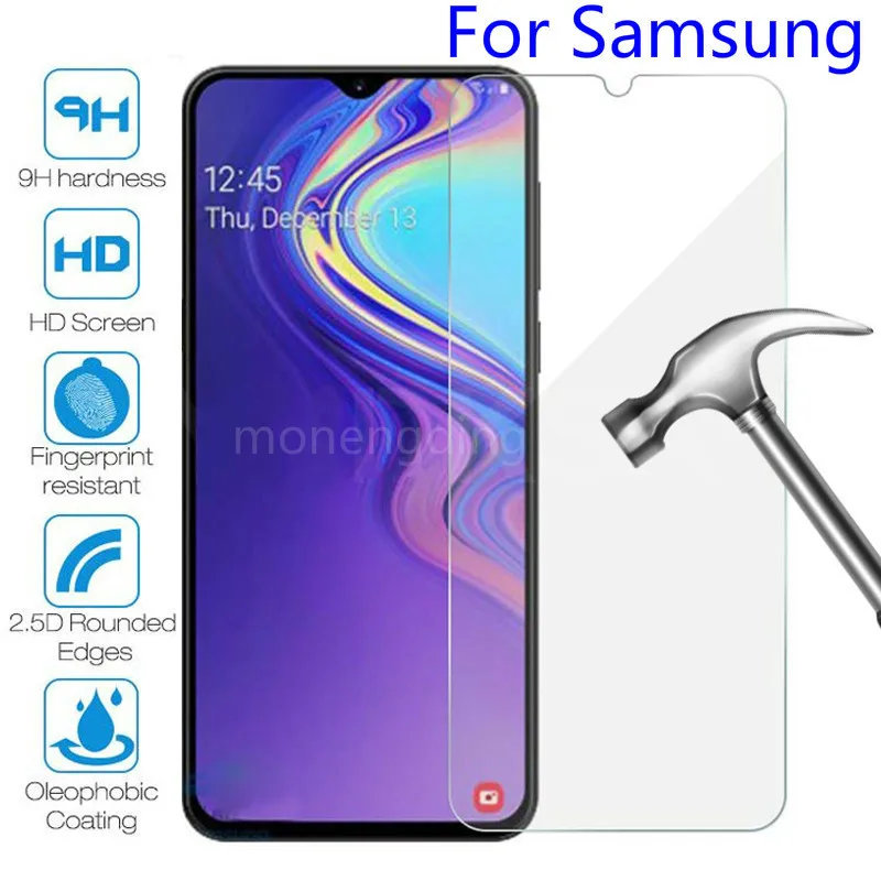 Защитное стекло 9H для Samsung Galaxy A51 A71 A21S A01 A11 A21 A31 A41 Защитная пленка A30 A50 M11 M21 M31