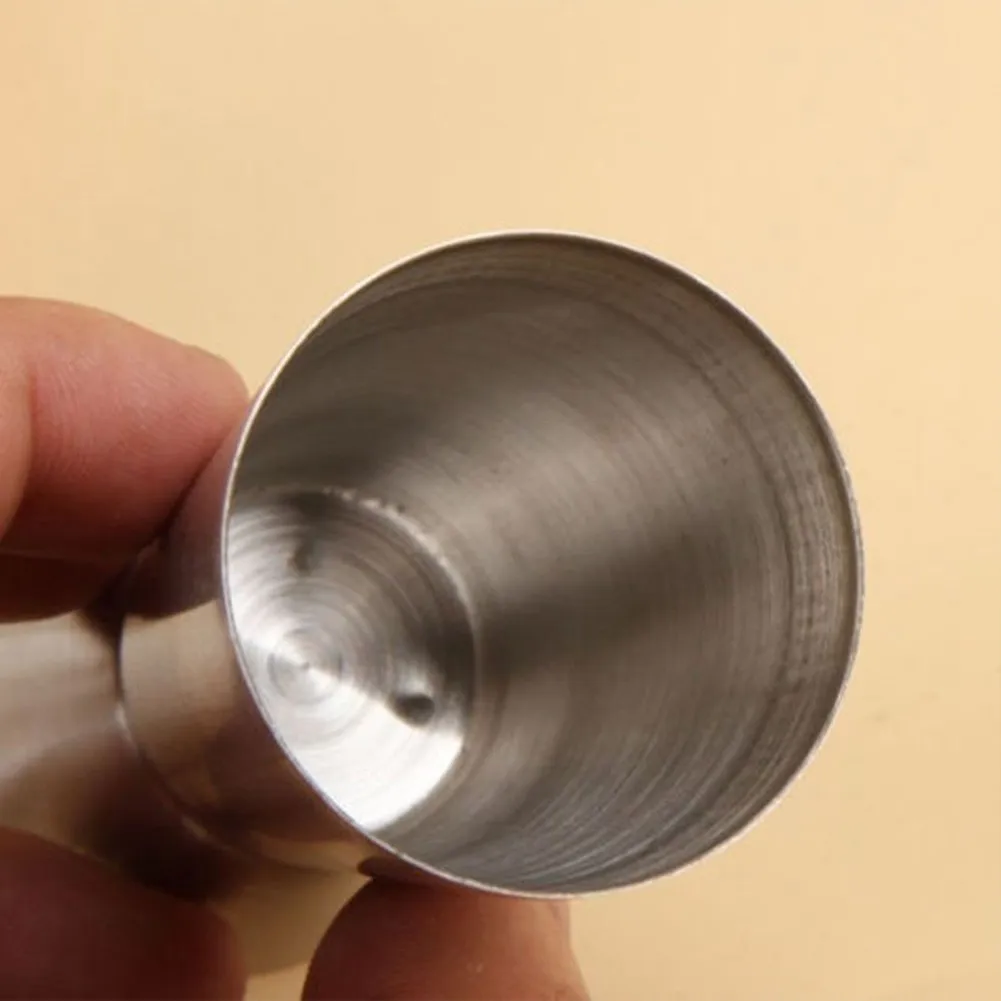 

30/60ml Stainless Steel Cocktail Shaker Measure Cup Short Drink Dual Spirit Measure Jigger Kitchen Gadgets Bar Pub Club Tool