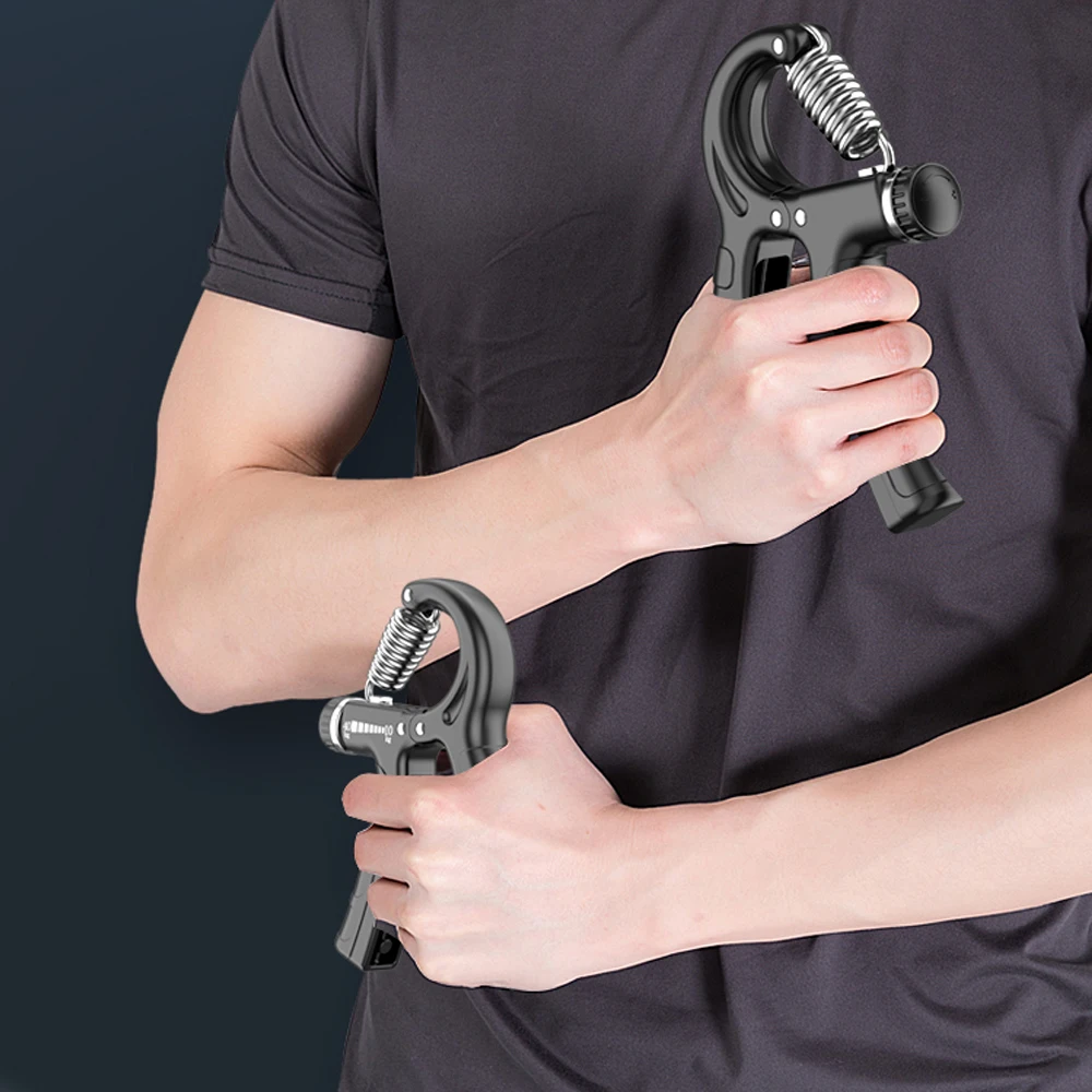 

10-60Kg gym fitness hand grip strength adjustable finger strength exerciser for muscle recovery hand grip training device