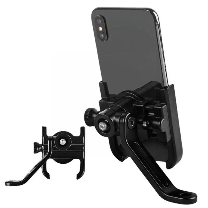 

Aluminum Alloy Motorcycle Bike Phone Holder GPS Bracket Holder Mount Mirro Handlebar Mount Mobile Support Clip Moto Phone L3I8