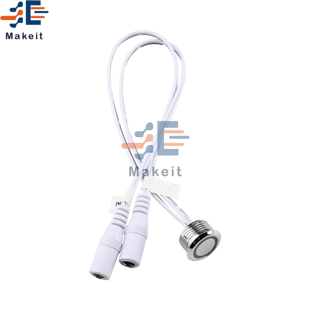 Светодиодный диммер переключатель DC12V светодиодный круглый металлический