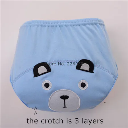 QD07 Bear 5 шт. в упаковке, Новое поступление, детское нижнее белье, моющиеся детские подгузники, Детские тренировочные штаны, многоразовые подгузники, QD07 - Цвет: QD07 Bear