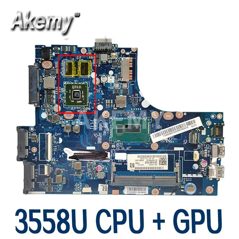 

Akemy S410 Mainboard For Lenovo ideapad S410 LA-A321P Laptop Motherboard S410 Mainboard Test with 3558U cpu + GPU