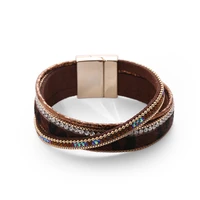 ornapeadia 2021 summer bracelet for women popular horsehair jewelry diamond multi layer winding buckle bracelet luxury jewelry
