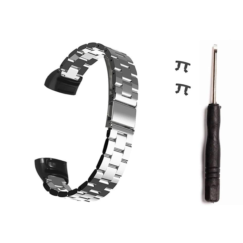 Высококачественный металлический ремешок из нержавеющей стали для Huawei Honor Band 5 4