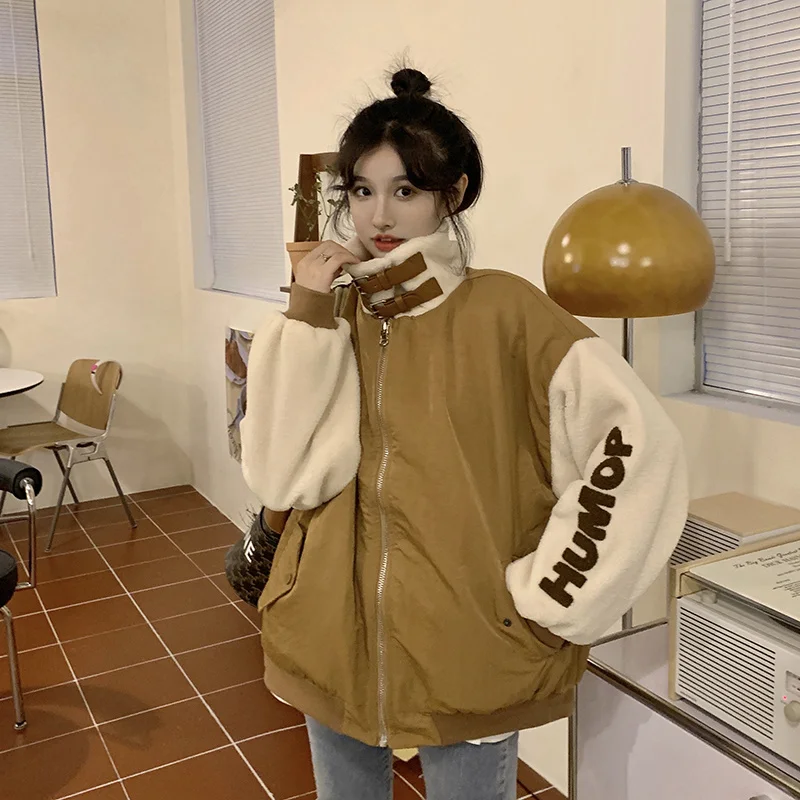 Утепленная хлопковая куртка с обеих сторон новый дизайн осень-зима 2021 теплая