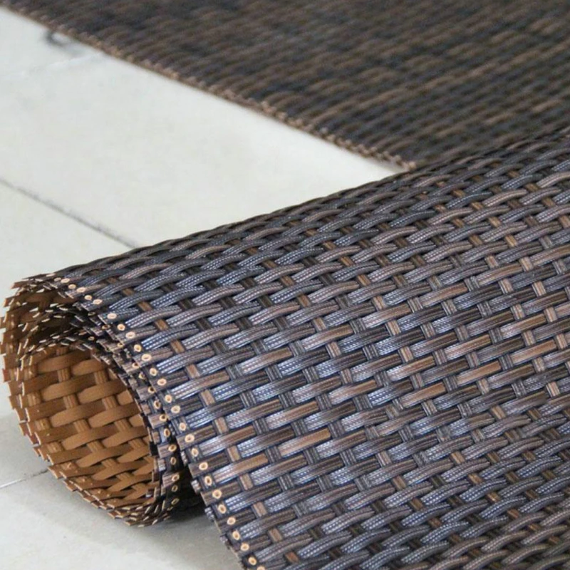500G Brown color Four lines flat synthetic rattan weaving material plastic for knit and repair chair table hammock etc | Мебель