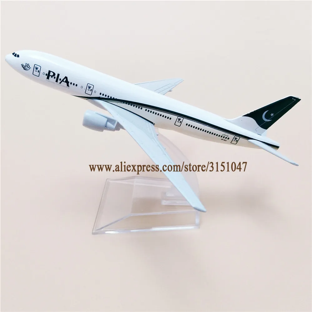 16 см Air Pakistan PIA Boeing 777 B777 Airlines модель самолета Модель сплав металлический самолет