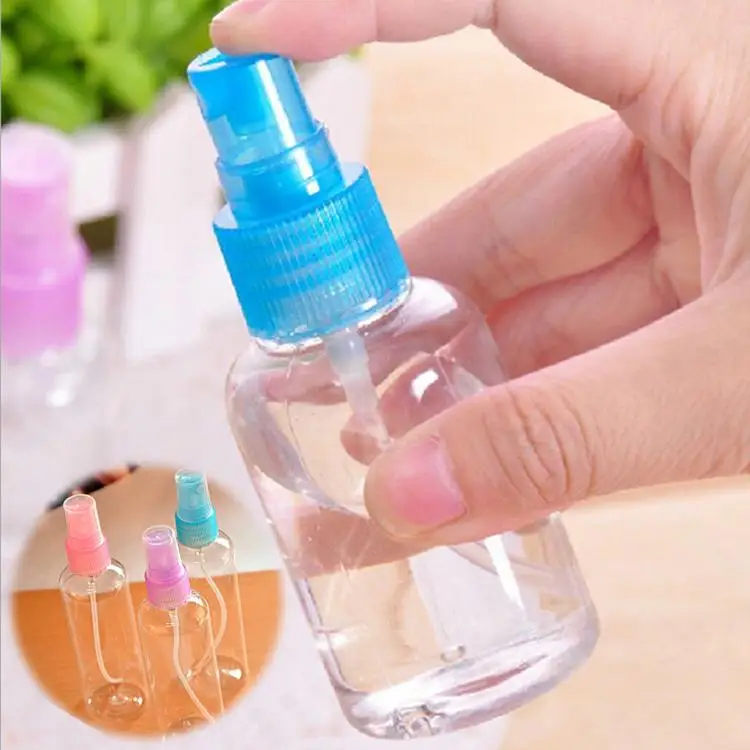 

1PCS 100ml Color Radom Travel Transparent Small Empty Plastic Perfume Atomizer Spray Bottles