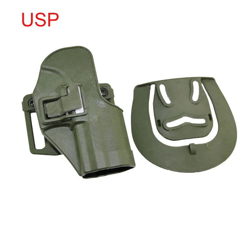 Тактический Военный Airsoft кобура для пистолета Glock 17 18 19 26 31/M9/USP/1911/SIG P226 чехол для ружья охотничий Пейнтбольный ремень правый - Цвет: USP