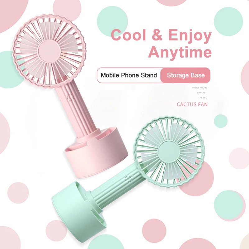 Портативный бесшумный мини вентилятор с USB зарядкой портативный охлаждающий 3