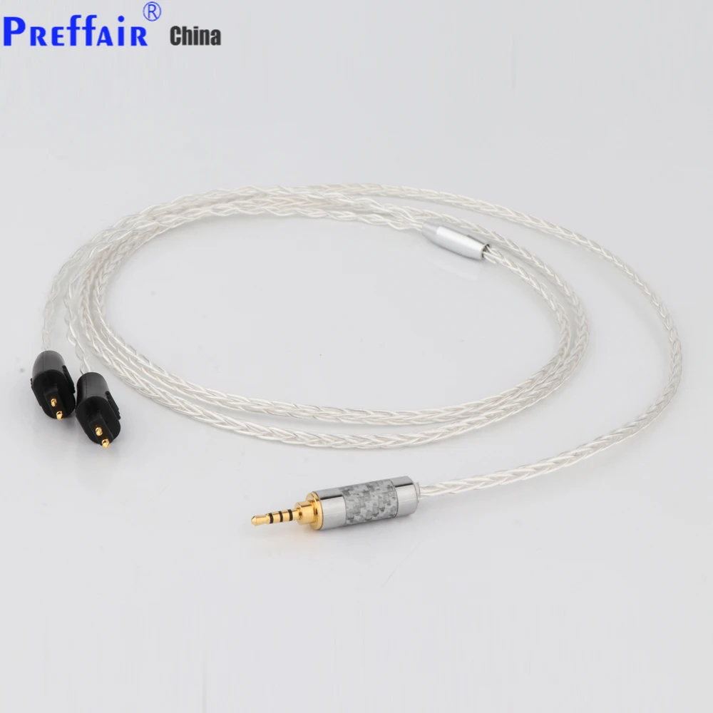 

Посеребренный кабель для наушников Preffair 8 Core OCC TH610 TH900 MK2 TH909 XLR 2,5 4,4 мм