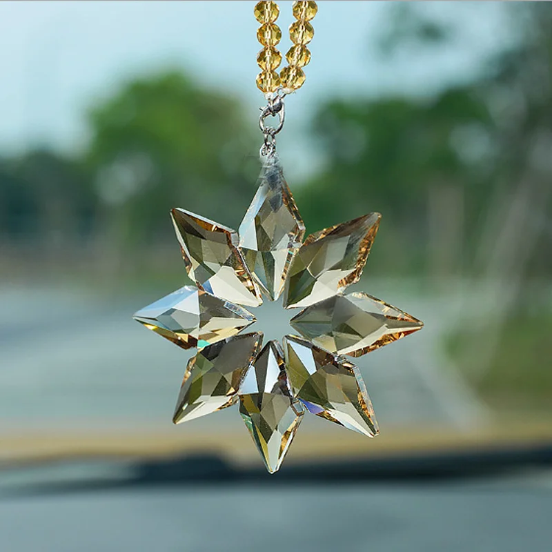 Современные хрустальные украшения подвеска Ловец от солнца автомобиль для