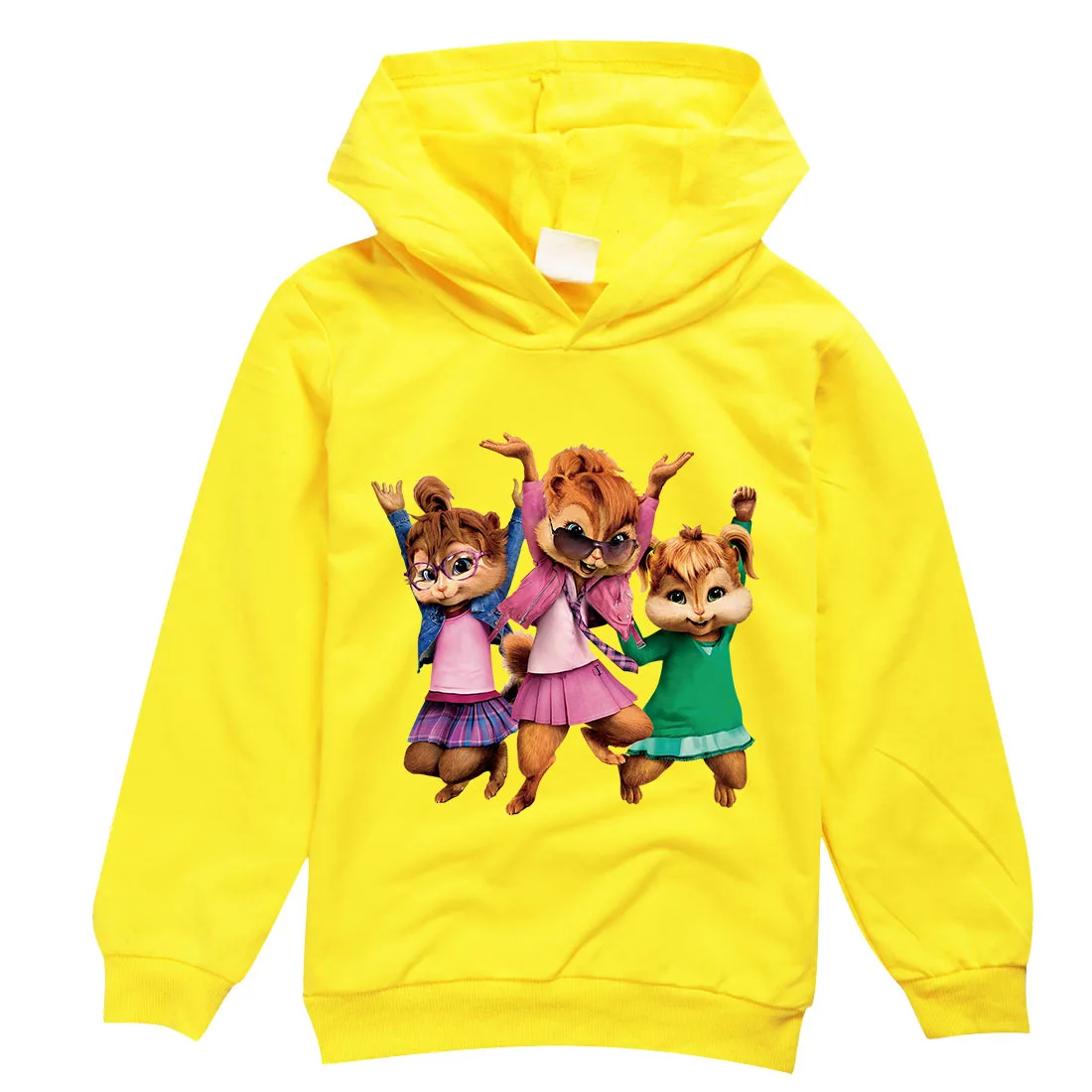 

Squirrel Neutral Kid Hoodies for Teen Girls Shirts Fashion Autumn Long Sleeve Sweater Tops Boy tshirts Kids Clothes Clothing