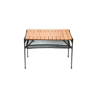 portable camping folding table bbq portable outdoor furniture lightweight picnic hiking roll up desk with storage bag
