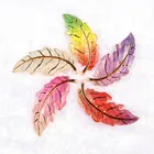 5 шт., разноцветные акриловые серьги-подвески, 28 х62 мм