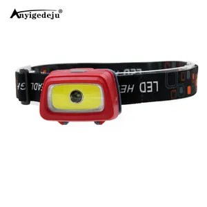 Портативный светодиодный мини-фонарь COB + XPE, уличный фонарь для кемпинга, рыбалки, работы, обслуживания, работает от 3 батареек ААА