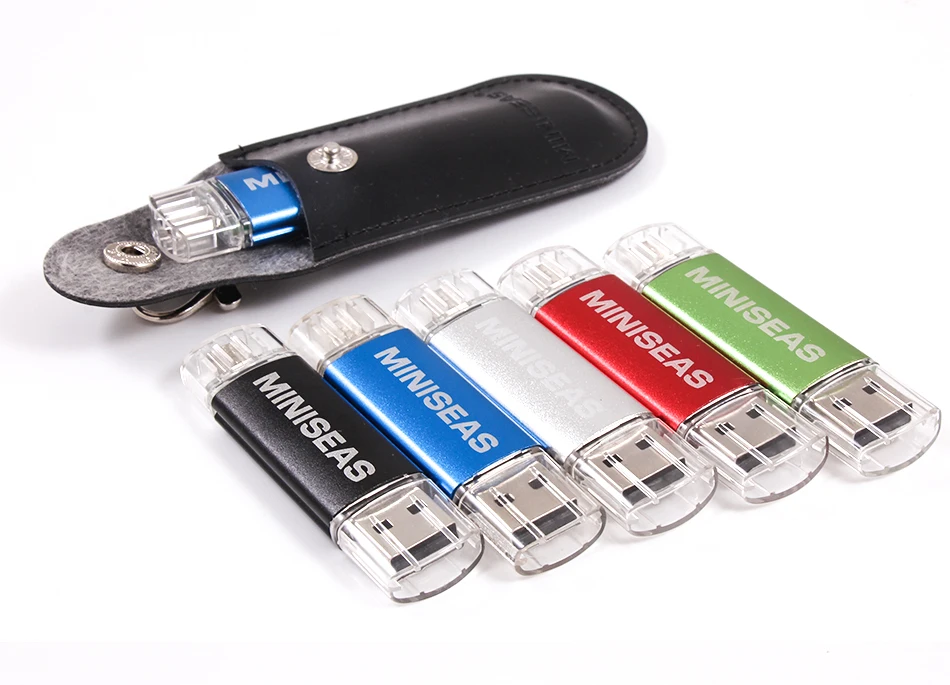 customizion MIniseas 2 цвета портативный otg usb флэш-накопитель 8 Гб 16 Гб внешний накопитель для системы Android устройство memory stick pen drive U stick - Цвет: customizion