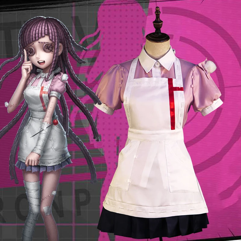 

Game Identity V Cosplay Costumes Survivor Emily Dyer Cosplay Costume Mikan Tsumiki Skin Uniforms Clothes Suits Dresses Pink