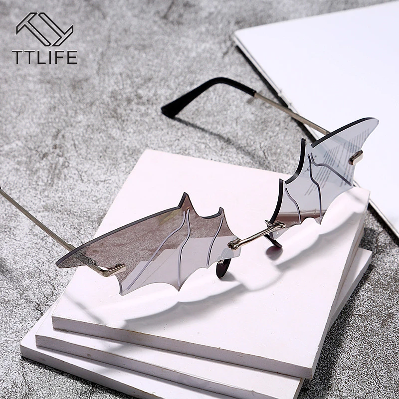 Солнцезащитные очки TTLIFE без оправы для мужчин и женщин крутые креативные