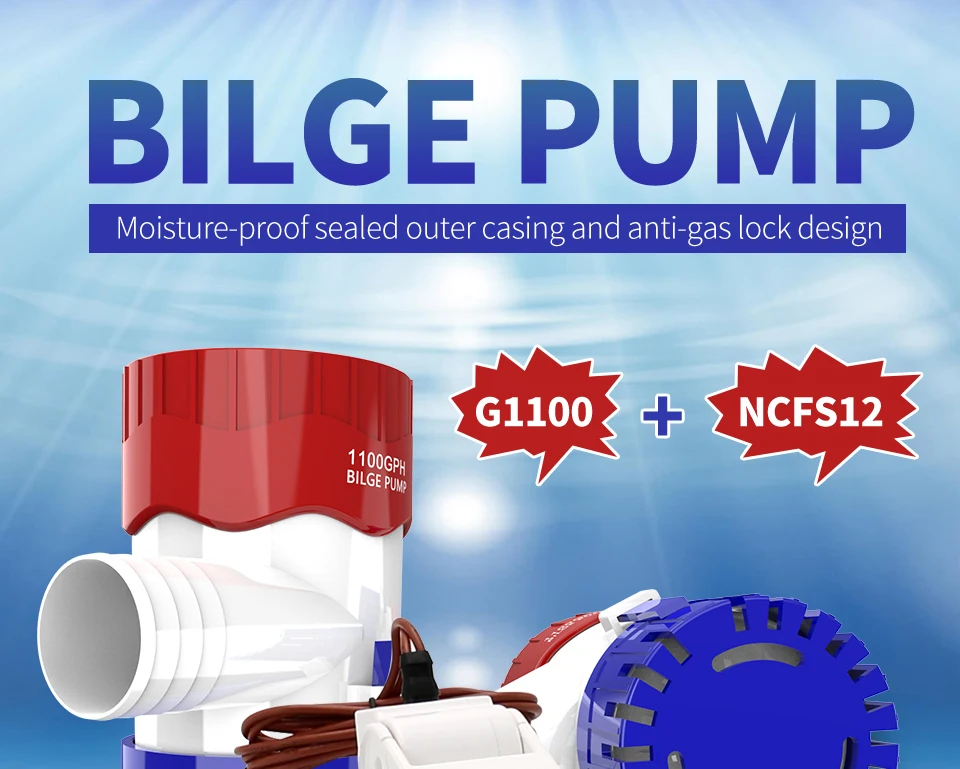 Трюмный водяной насос 12 В 1100gph MKBP-G1100-12 12VDC правило используется в лодке Гидроплан моторных домов хаусбот Лидер продаж