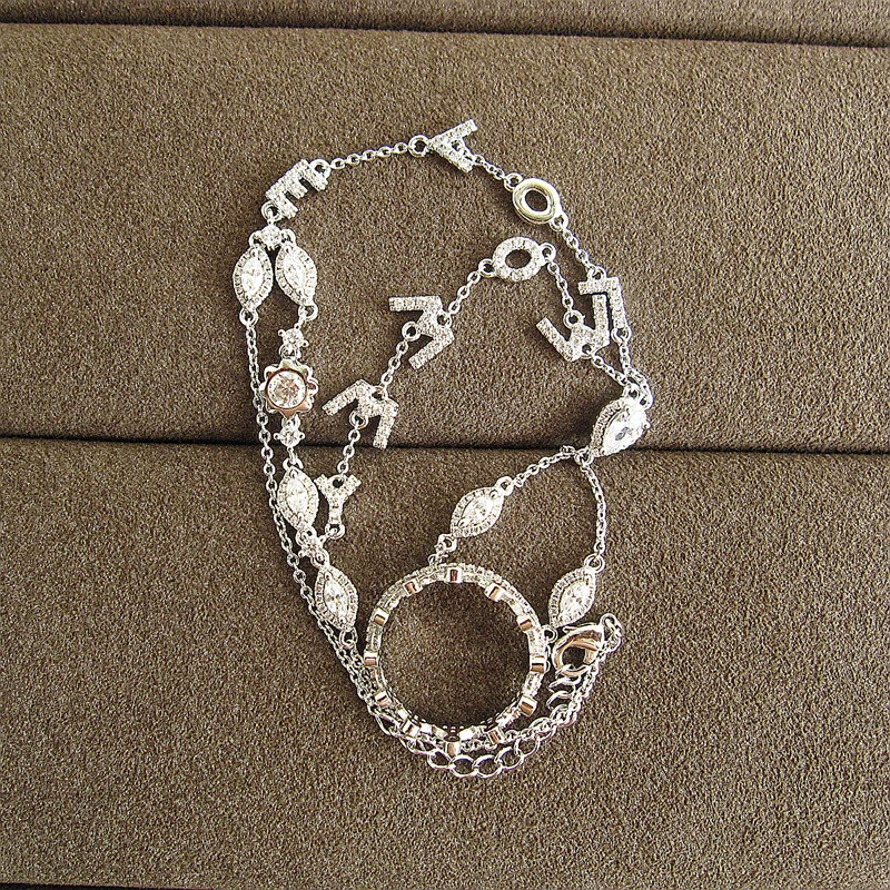 Маркиза Мода AAA кубический цирконий классическая корона и кольцо с алфавитом