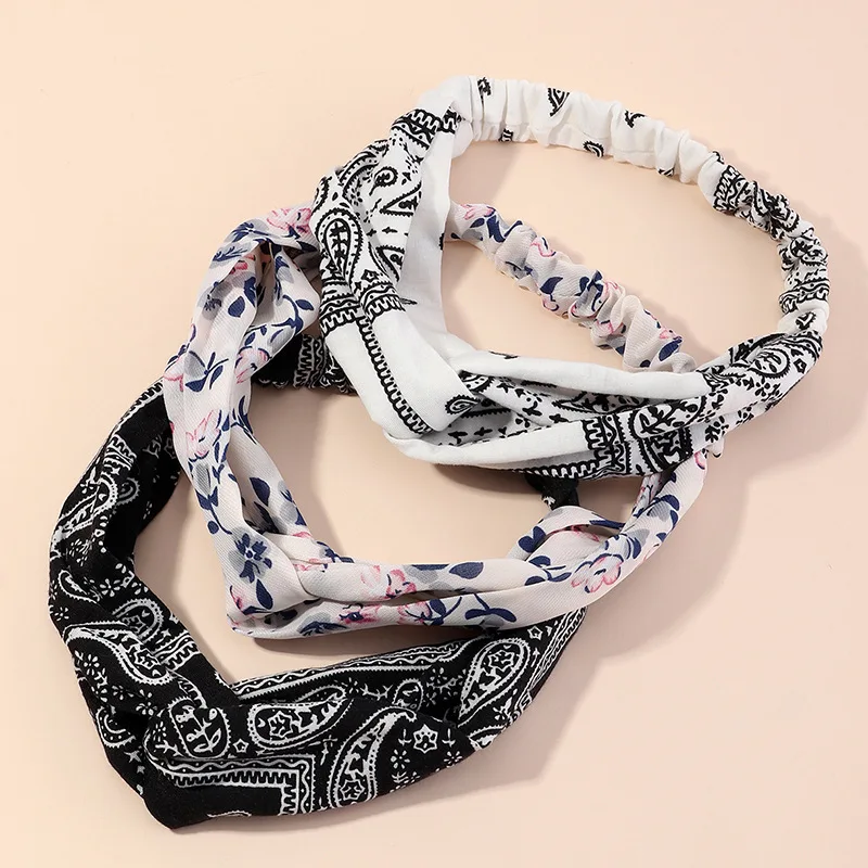 В Корейском стиле Новая акция распродажа женские аксессуары для волос Пейсли