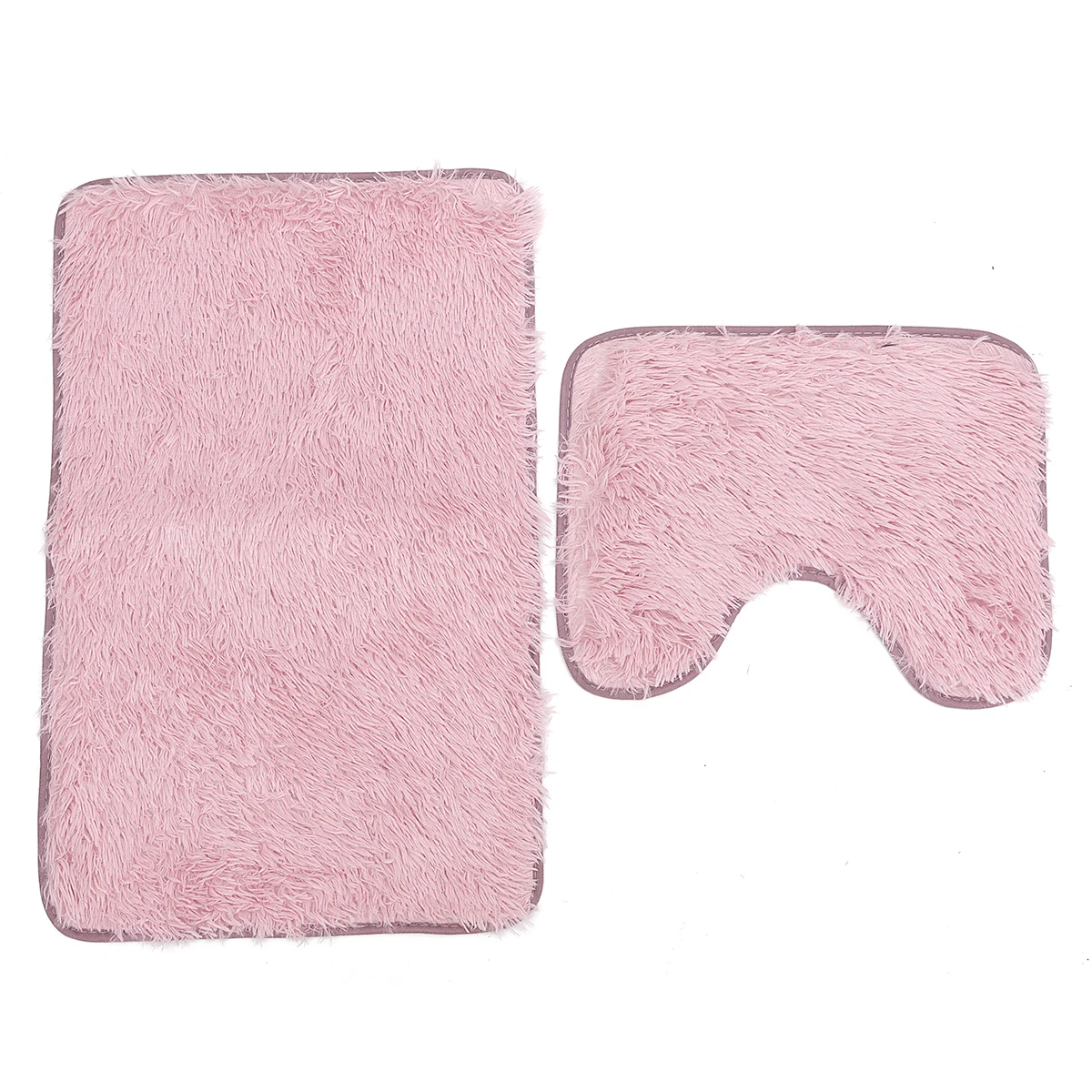 2Pcs/set Bathroom Bath Mats Set Pedestal Rug Toilet Mat Anti-slip Absorbent and Carpet | Дом и сад