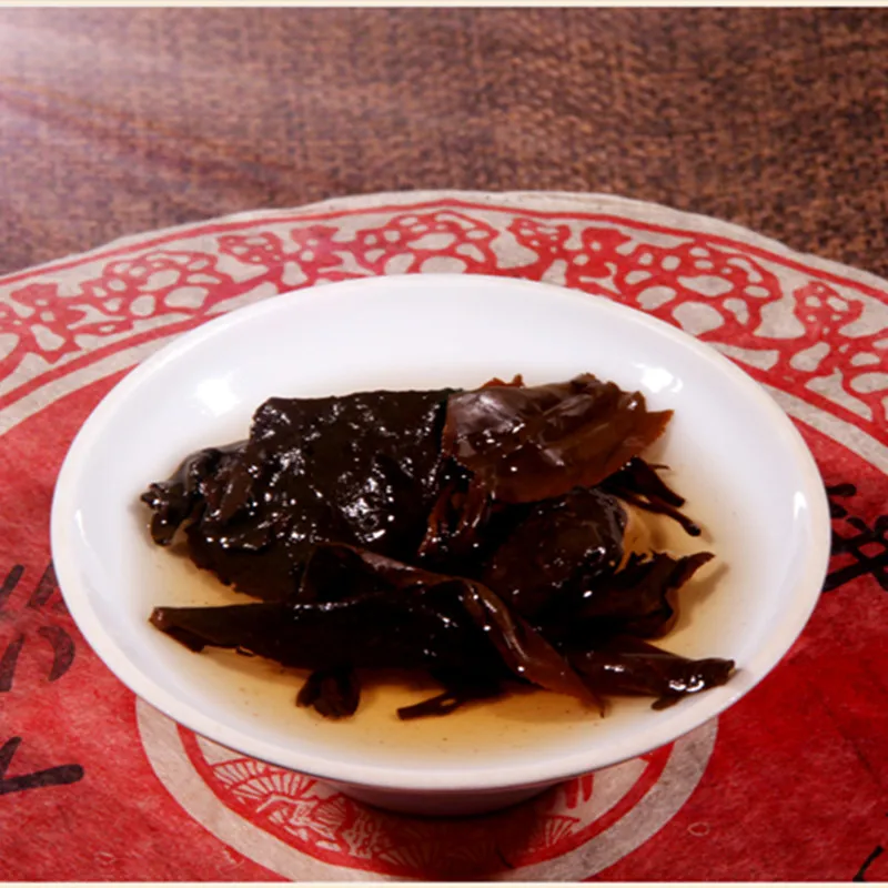 

2009 Yr 357g China Yunnan Oldest Ripe Pu'er Tea Down Three High Clear Fire Detoxification Green Food For Lost Weight