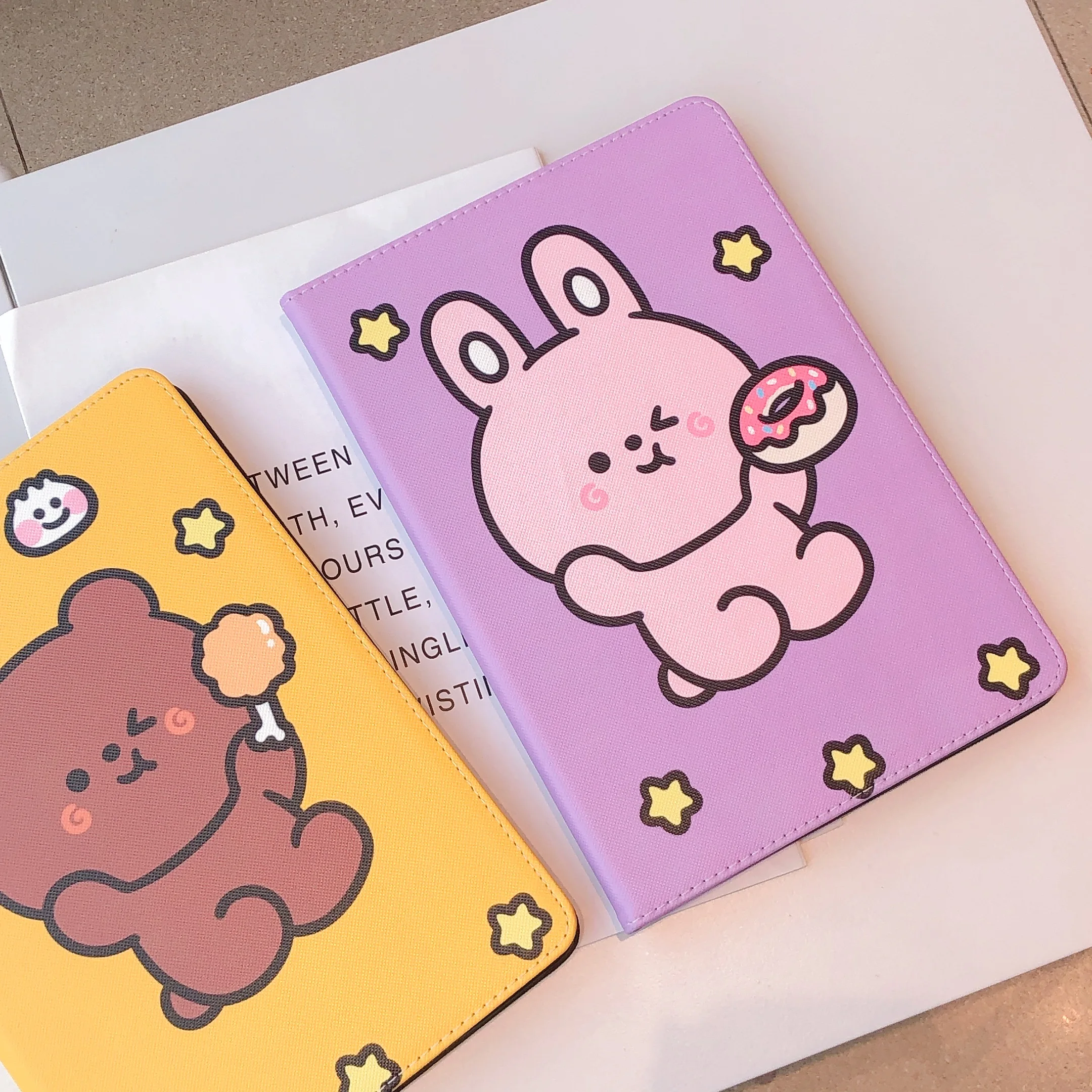 С милым мультипликационным принтом &quotМедведь&quot &quotКролик&quot &quotКурица пончики