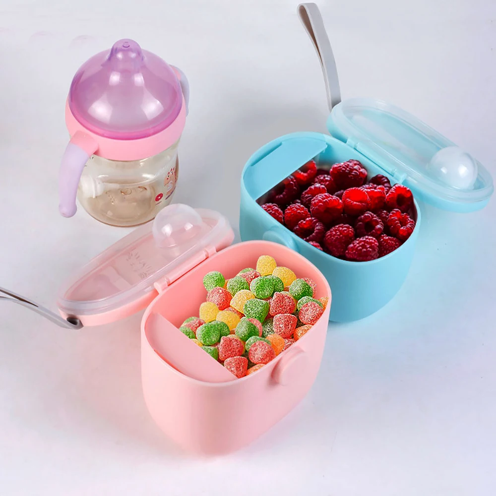 

High Capacity Baby Milk Powder Container Portable Cereal Cartoon Box Milk Powder Container Baby Food Storage Box