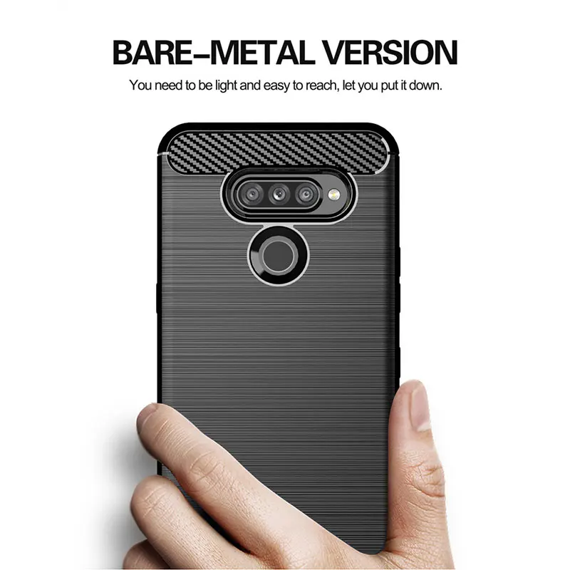 Новый карбоновый чехол для LG G6 G7 плюс G8X G8 G8S ThinQ V50 V30 V30S V40 V50S Stylo 4 5 W10 W30 крышка