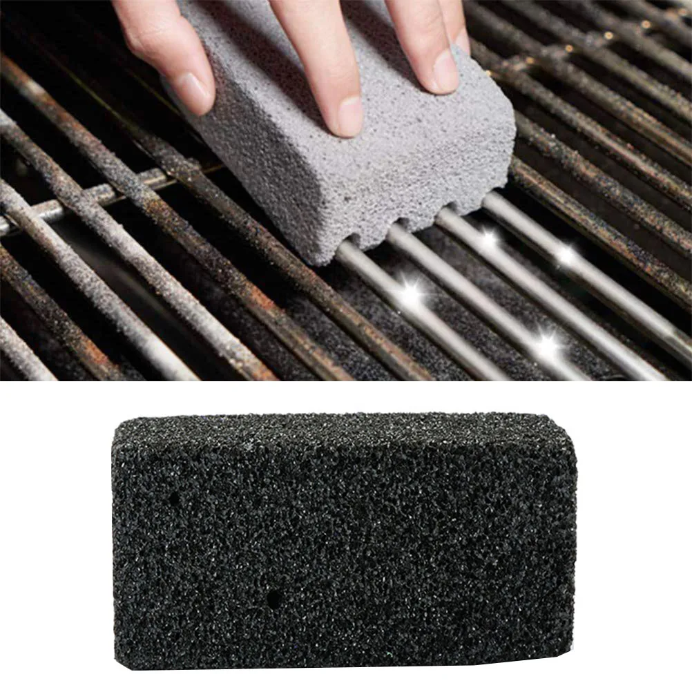 Кирпичи для чистки гриля нескользящий ручной скребок барбекю удаления пятен
